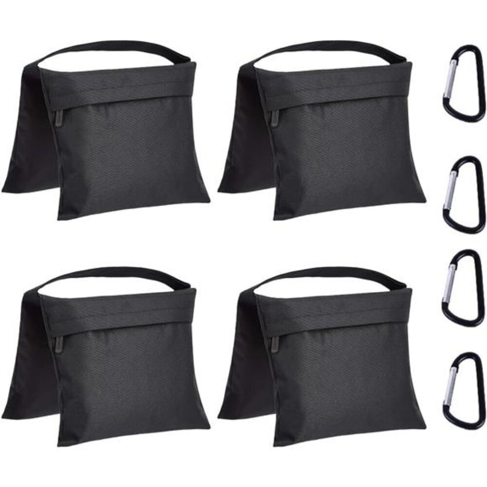 Basics Photographic Empty Sandbag for Light Stands, 4-Pack, Black - Picture 15 of 16